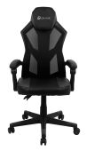 Кресло для геймеров OKLICK -121G чёрный, эко.кожа/сетка, 1987611
